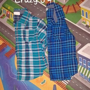 Boys plaid shirts